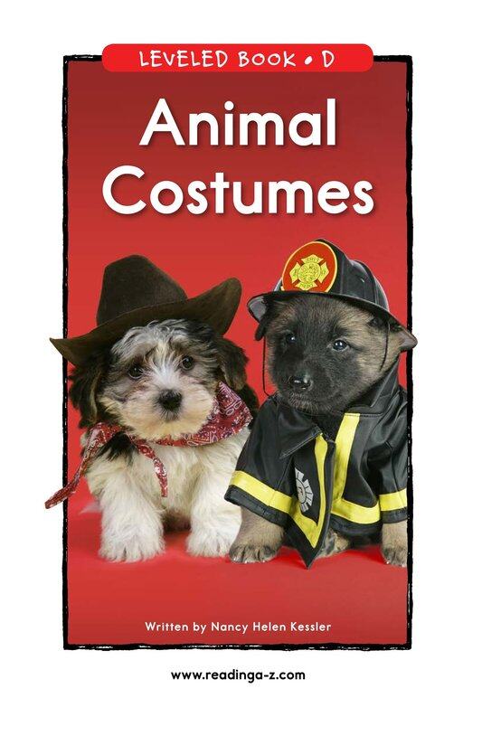 Animal Costumes绘本故事第2页