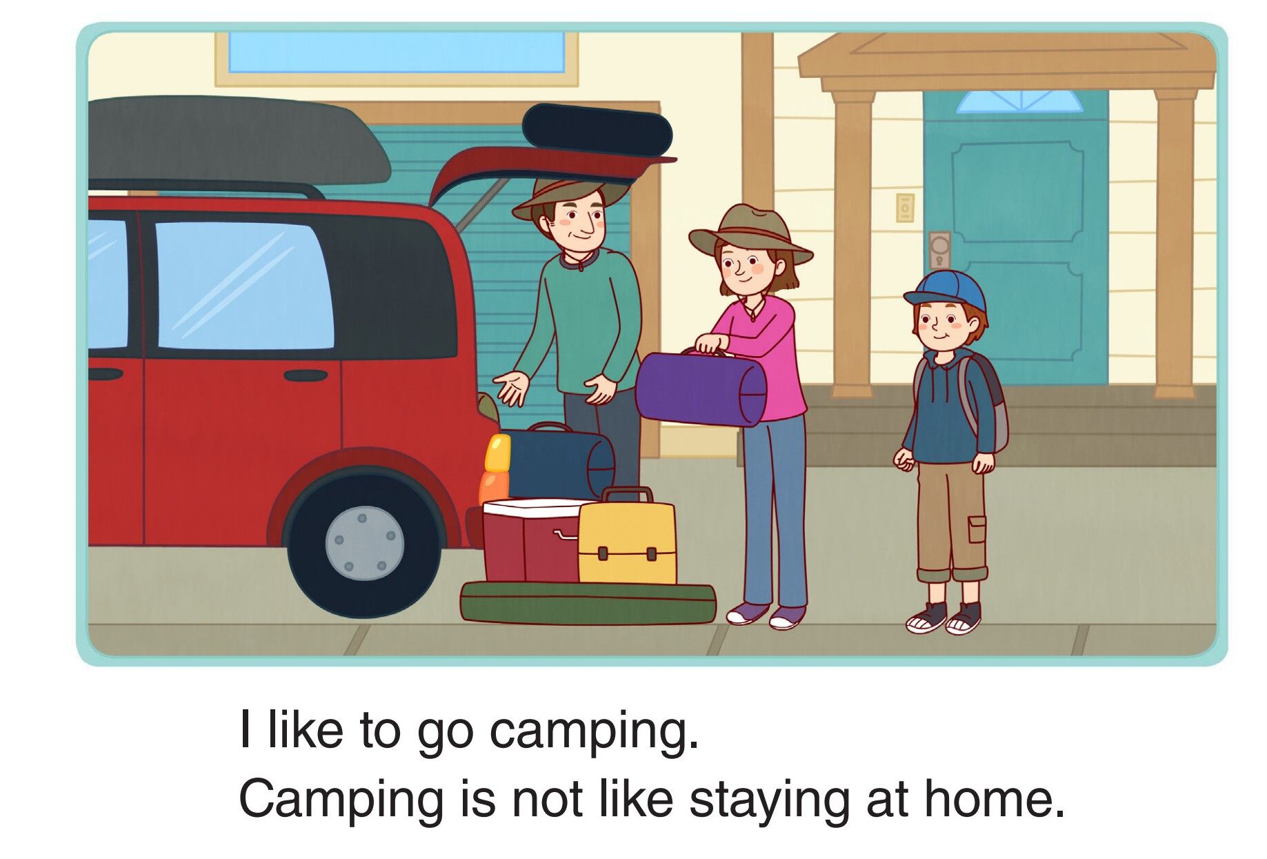 Camping绘本故事第2页
