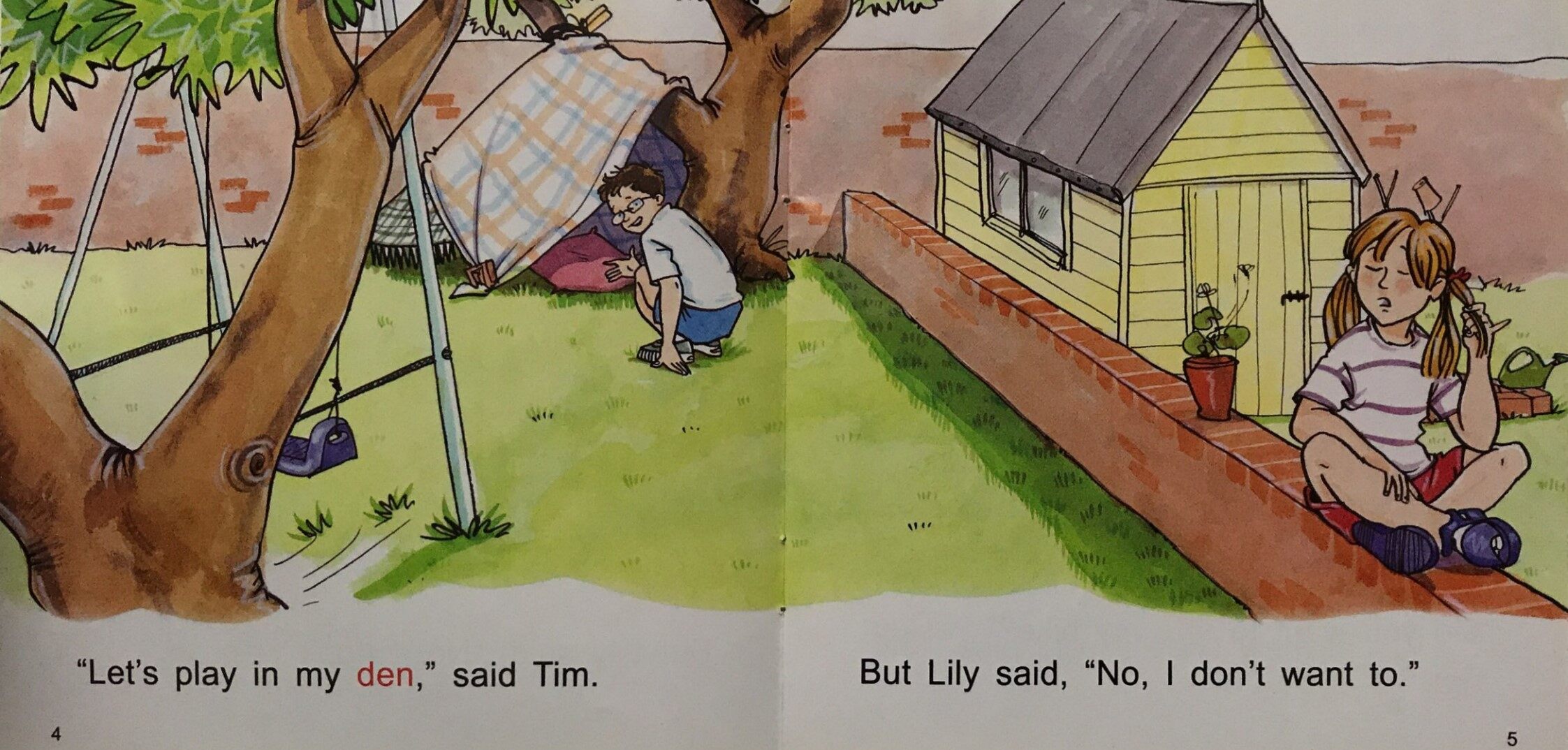 I Dont't Want To绘本故事第4页