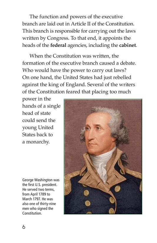 The Executive Branch绘本故事第5页