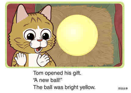 Tom Kitten's New Ball 1_Tom's Birthday绘本故事第4页