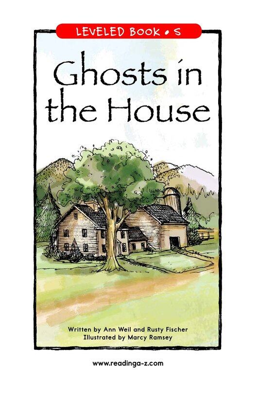 Ghosts in the House绘本故事第2页