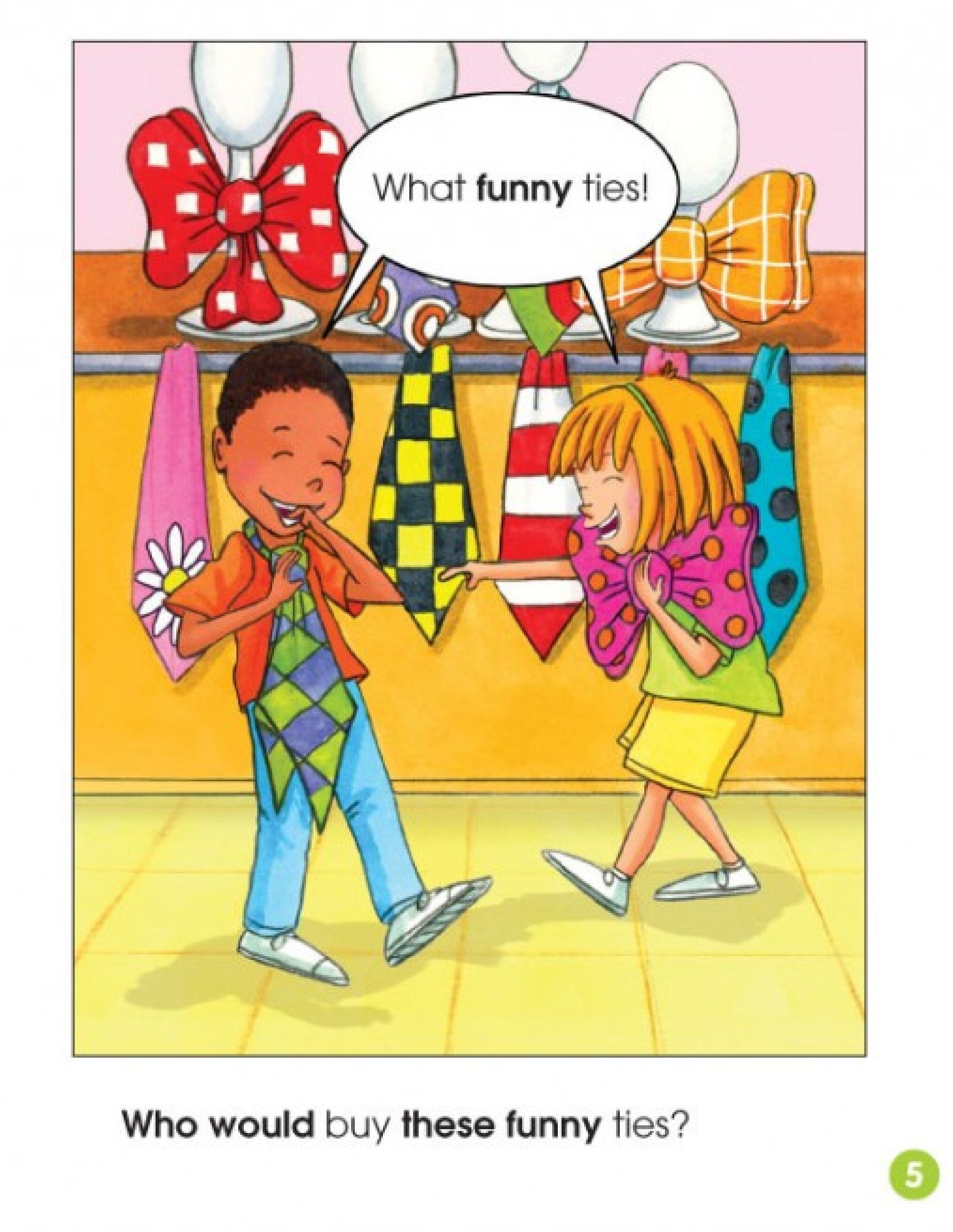 Who Would Buy These Clothes？绘本故事第5页