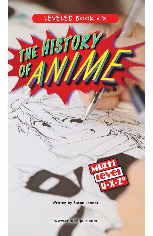 The History of Anime绘本故事第2页
