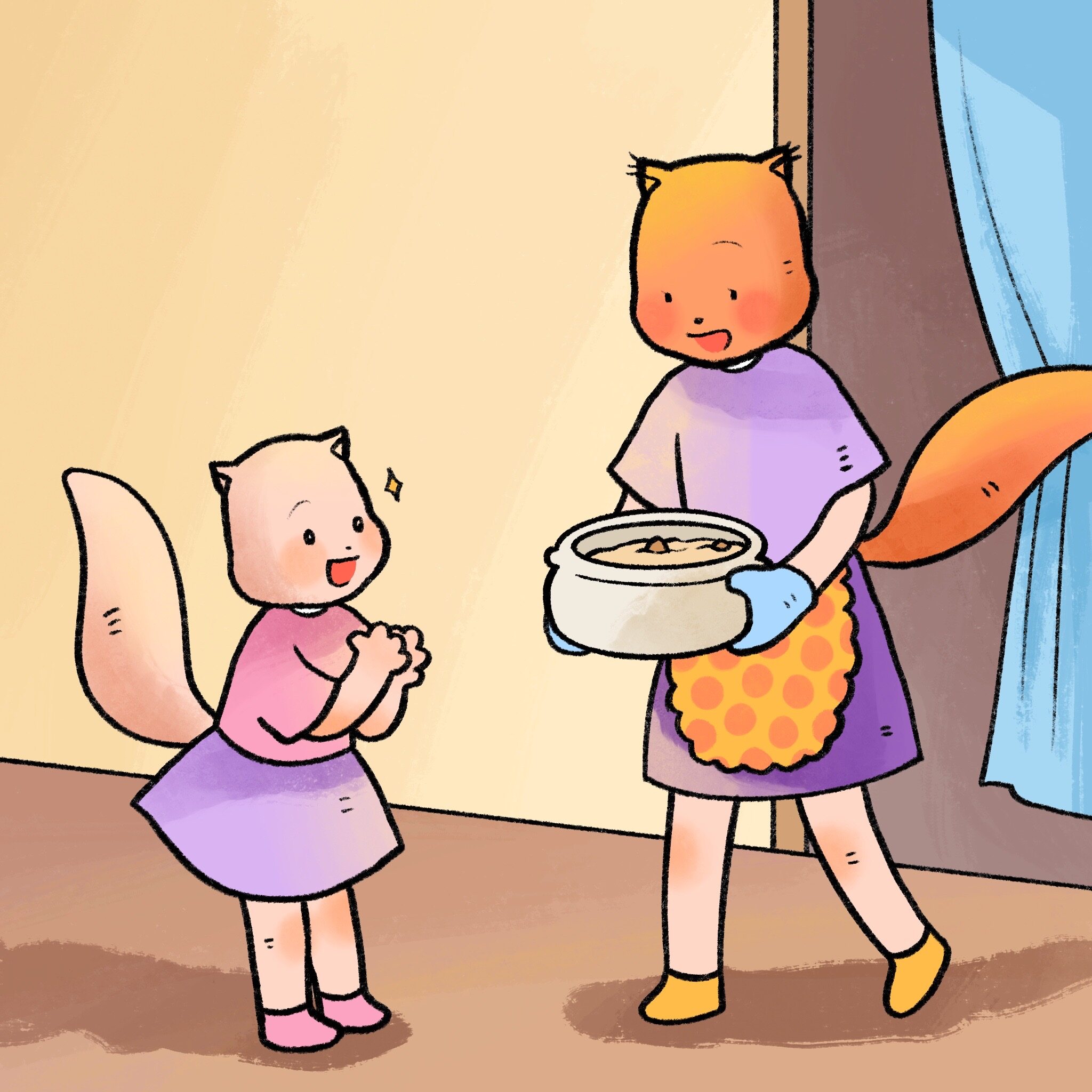 远离热水不烫伤绘本故事第3页