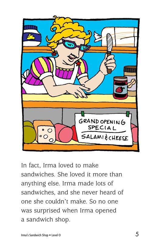 Irma's Sandwich Shop绘本故事第4页