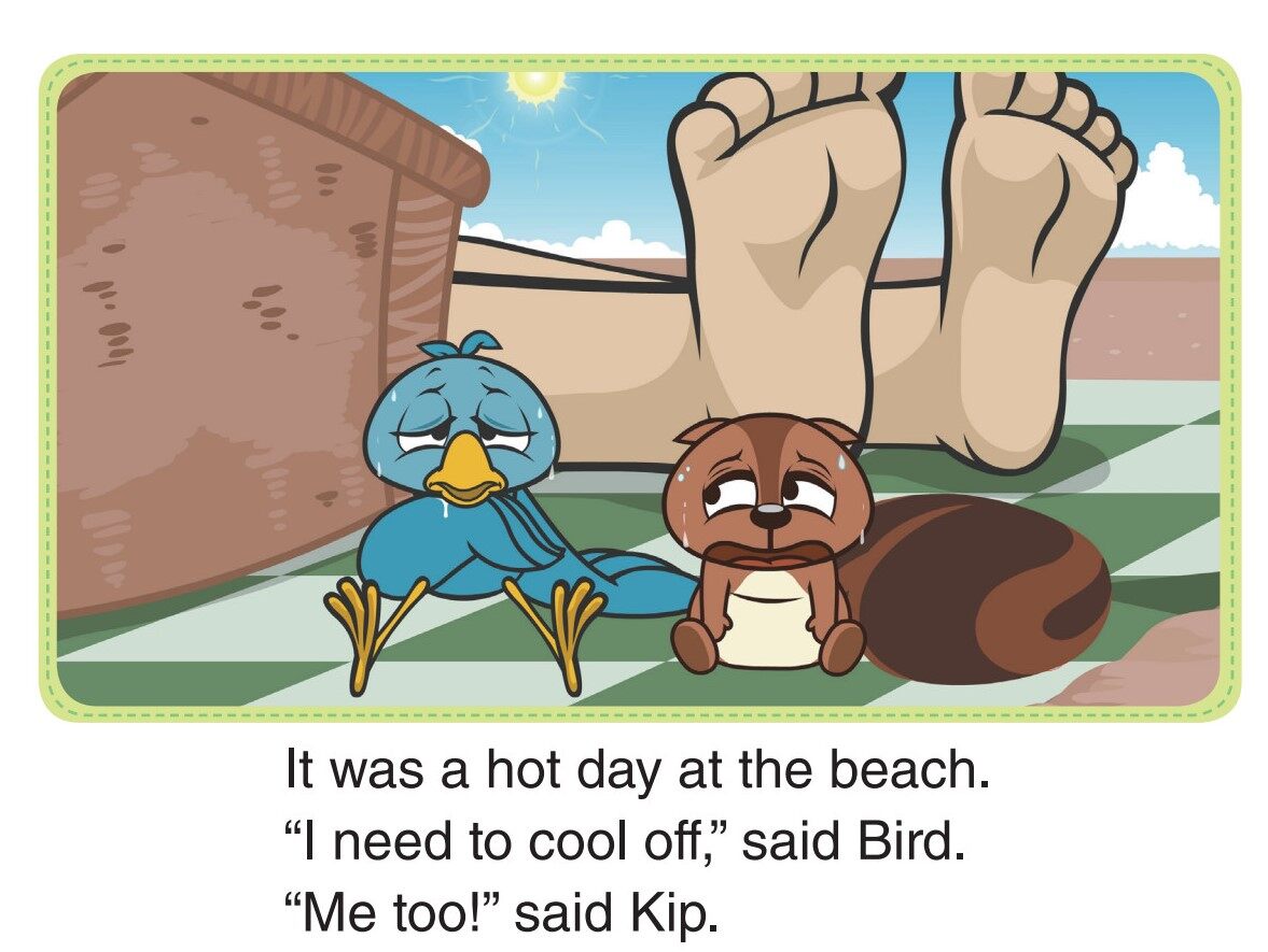 Ice Cubes!绘本故事第2页