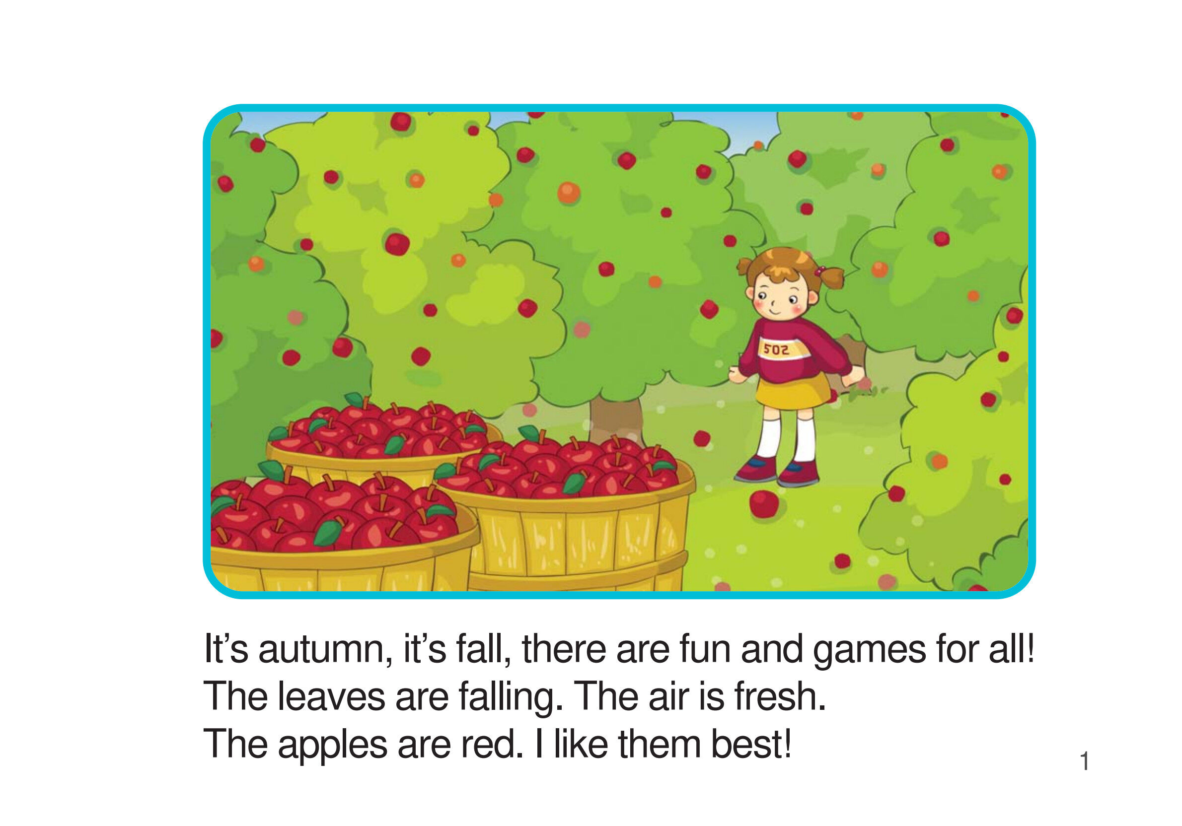 Autumn's Coming!绘本故事第3页