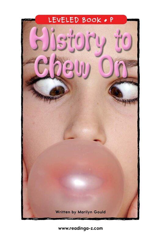 History to Chew On绘本故事第2页