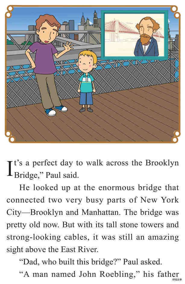 Brooklyn Bridge：An American Landmark绘本故事第3页