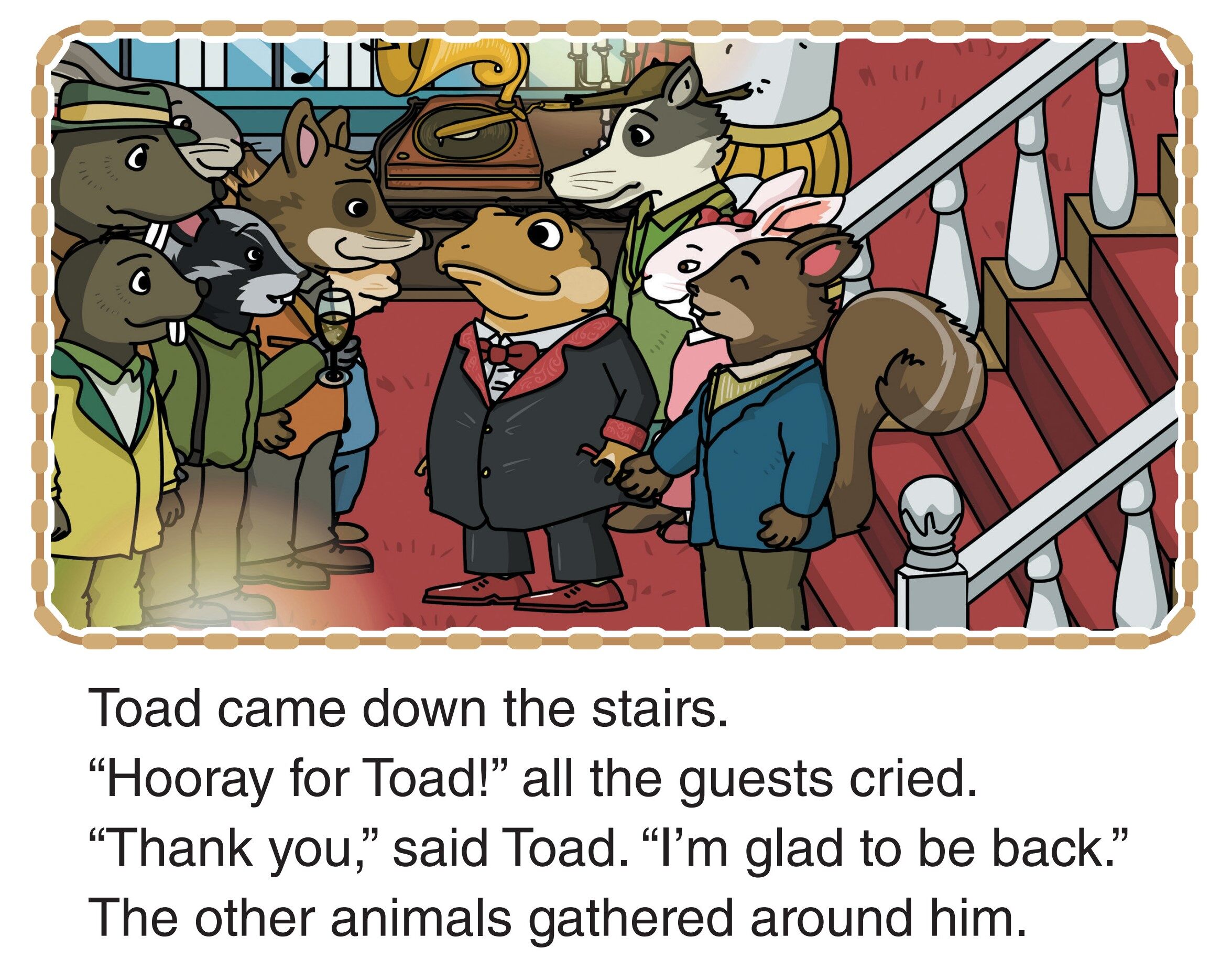 Toad’s Party绘本故事第4页