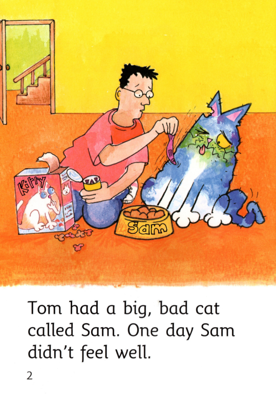 Sam the Big，Bad Cat绘本故事第3页