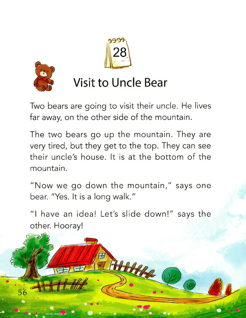 Visit to Uncle Bear绘本故事第2页