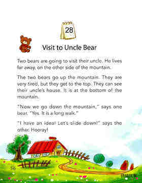 Visit to Uncle Bear绘本故事第2页