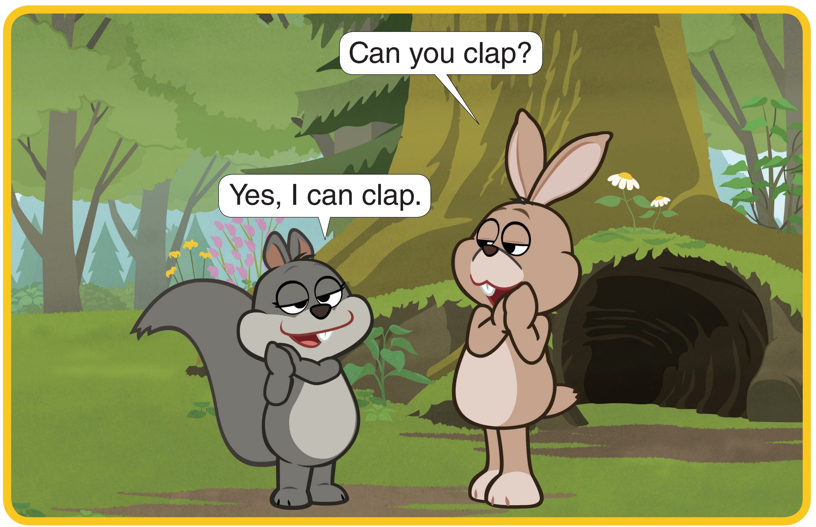 Yes, I Can绘本故事第5页