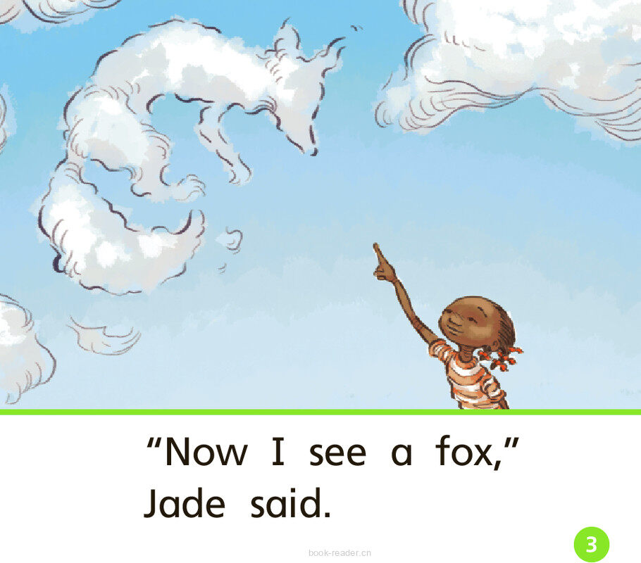 GK On U08W3 In the Clouds绘本故事第4页