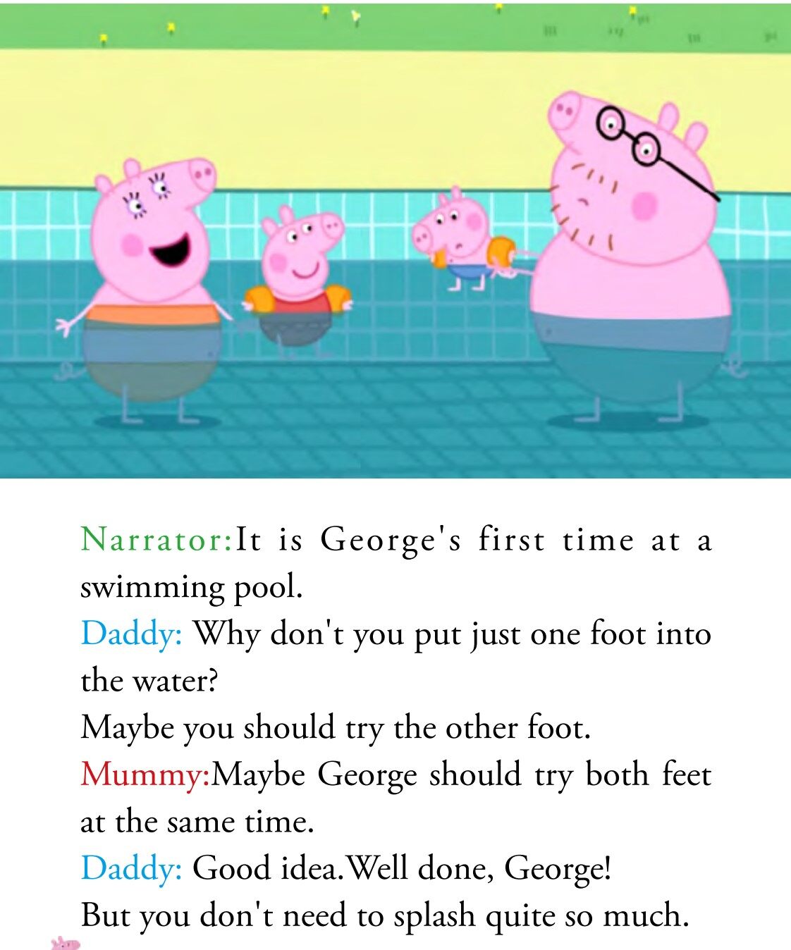 Swimming绘本故事第5页