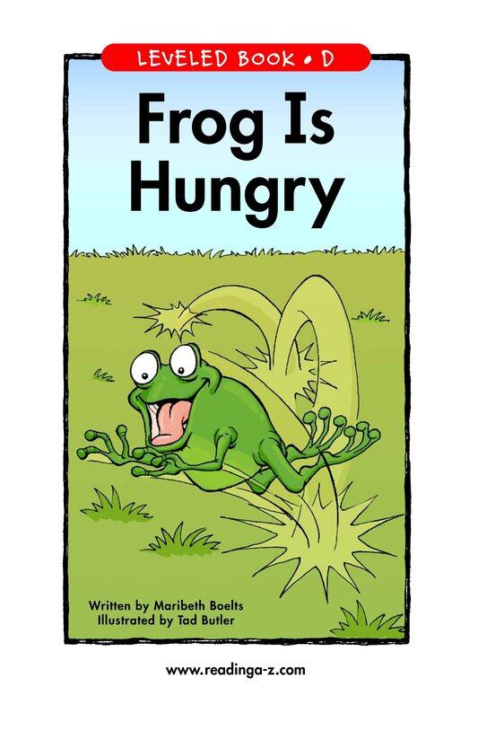 Frog Is Hungry绘本故事第2页