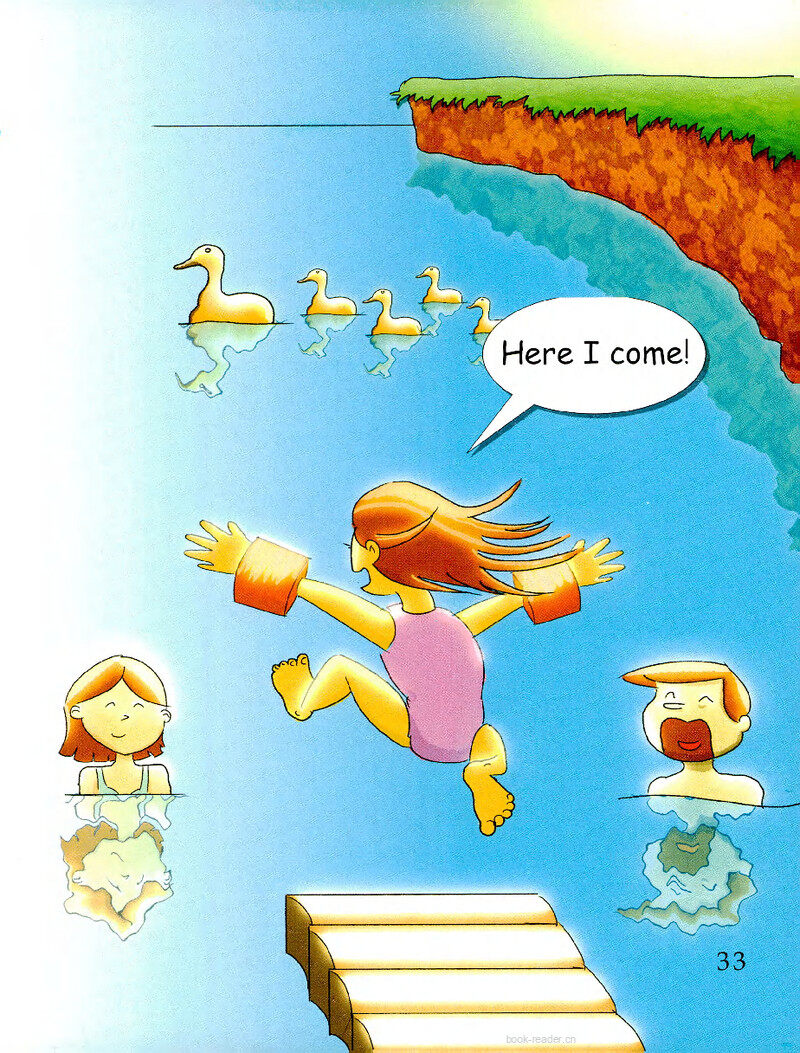 Swimming With the Ducks绘本故事第3页