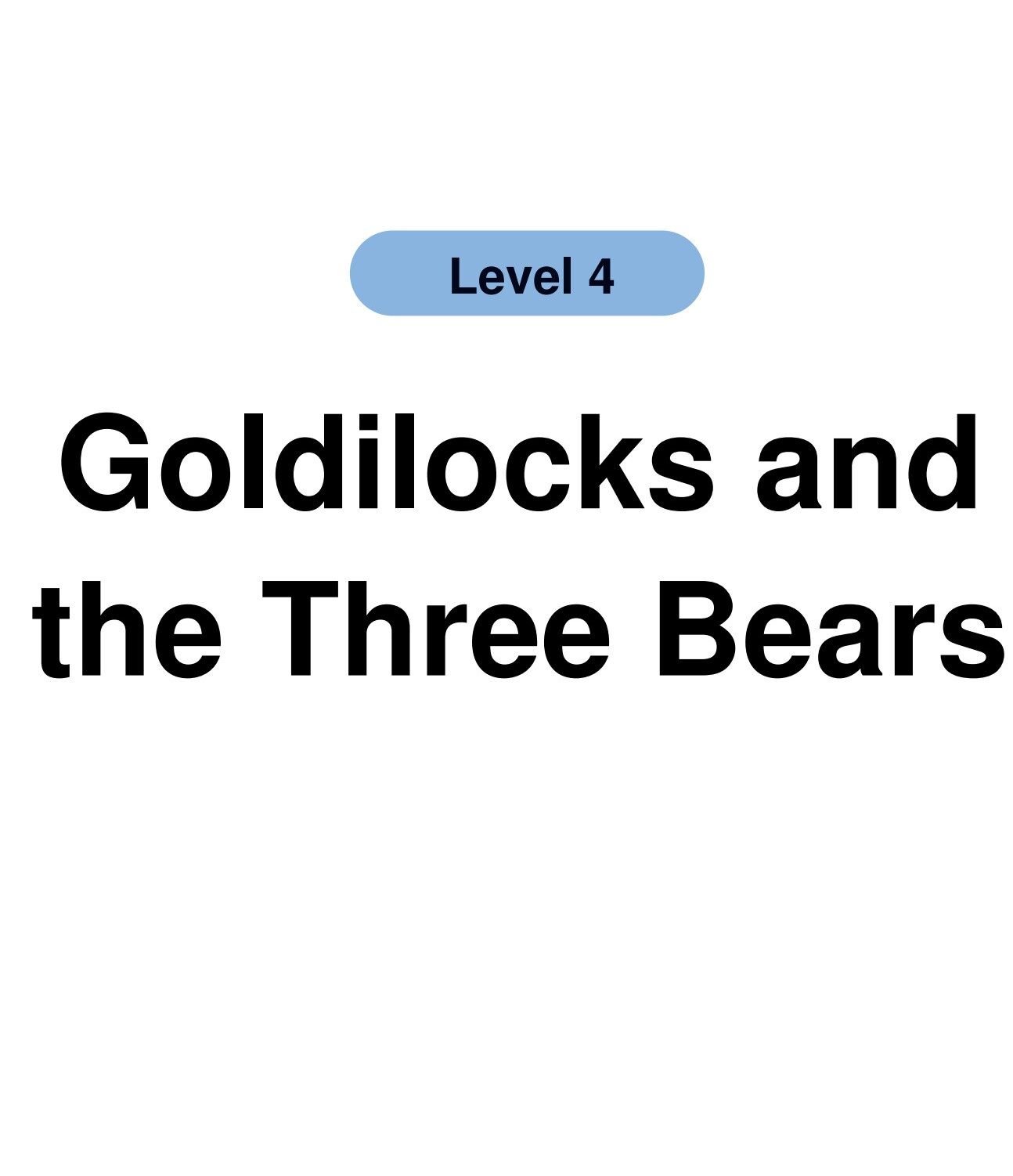 Goldilocks and the Three Bears绘本故事第2页