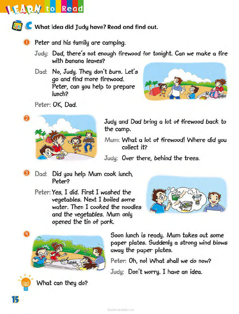 3 Camping绘本故事第5页