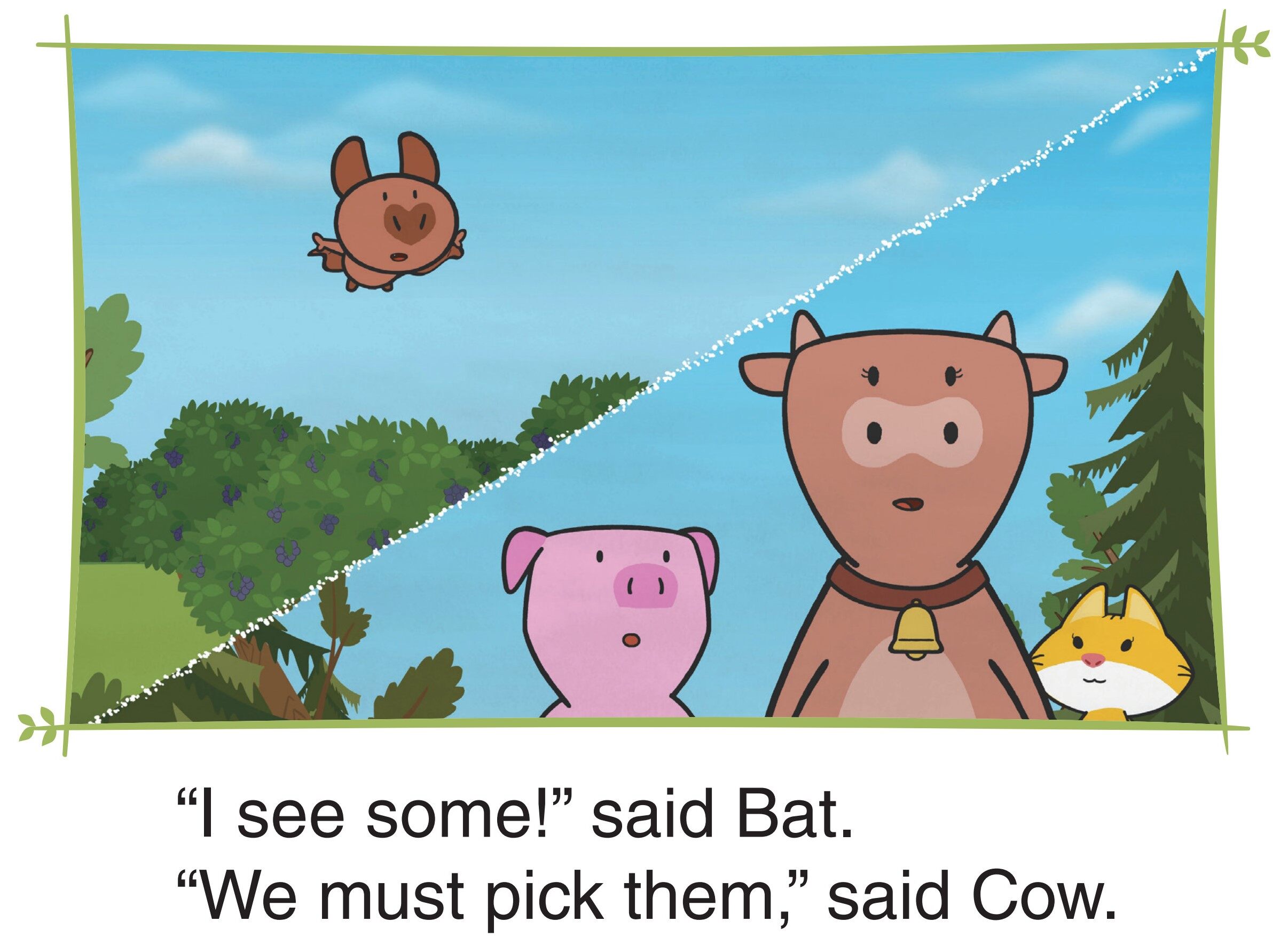 Blueberries!绘本故事第3页