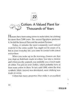 Cotton: A Valued Plant for Thousands of Years绘本故事第2页