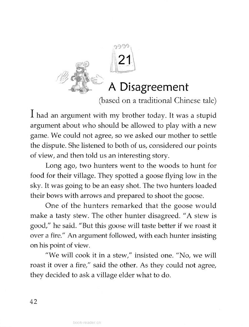 A Disagreement绘本故事第2页