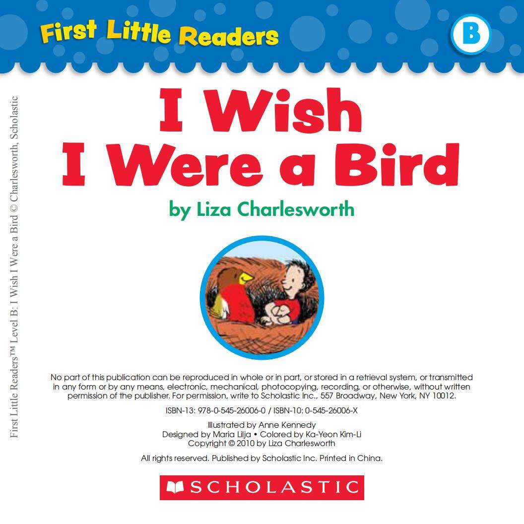 I Wish I Were a Bird绘本故事第2页