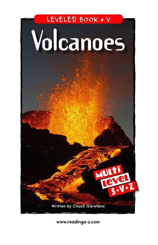 Volcanoes绘本故事第2页