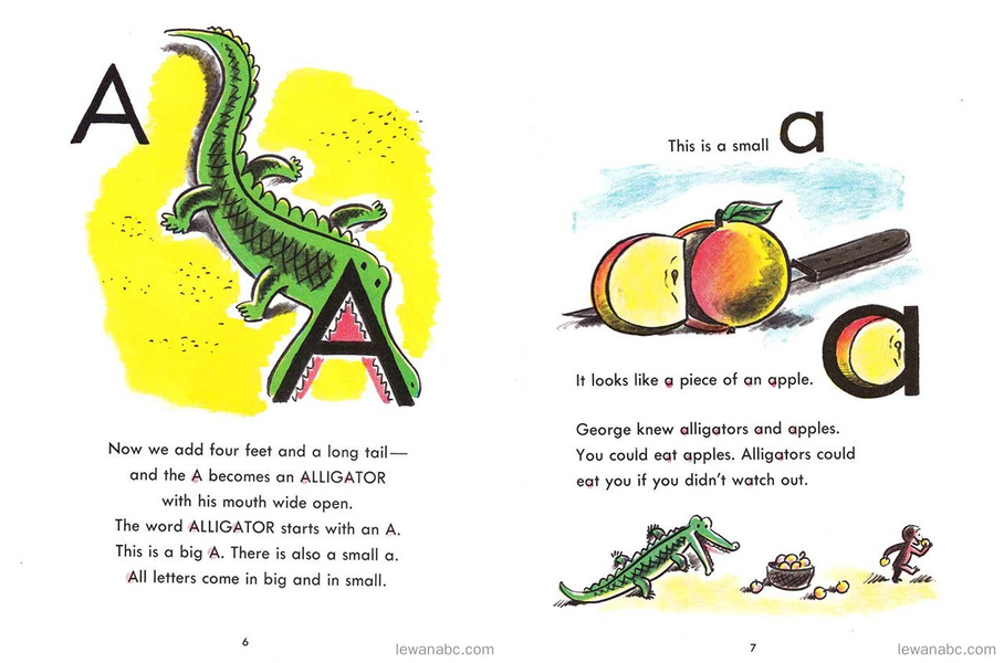 (47周)Curious George Learns the Alphabets绘本故事第5页