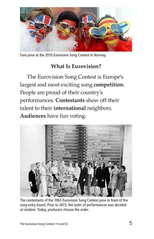 The Eurovision Song Contest!绘本故事第4页