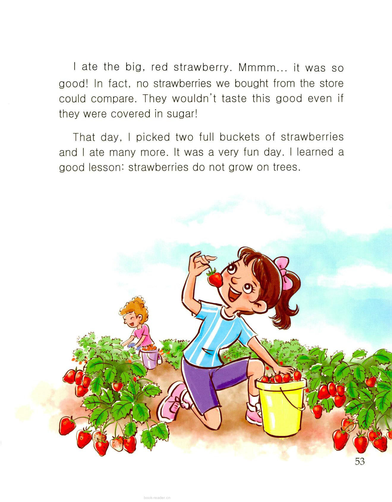 Picking Strawberries绘本故事第3页