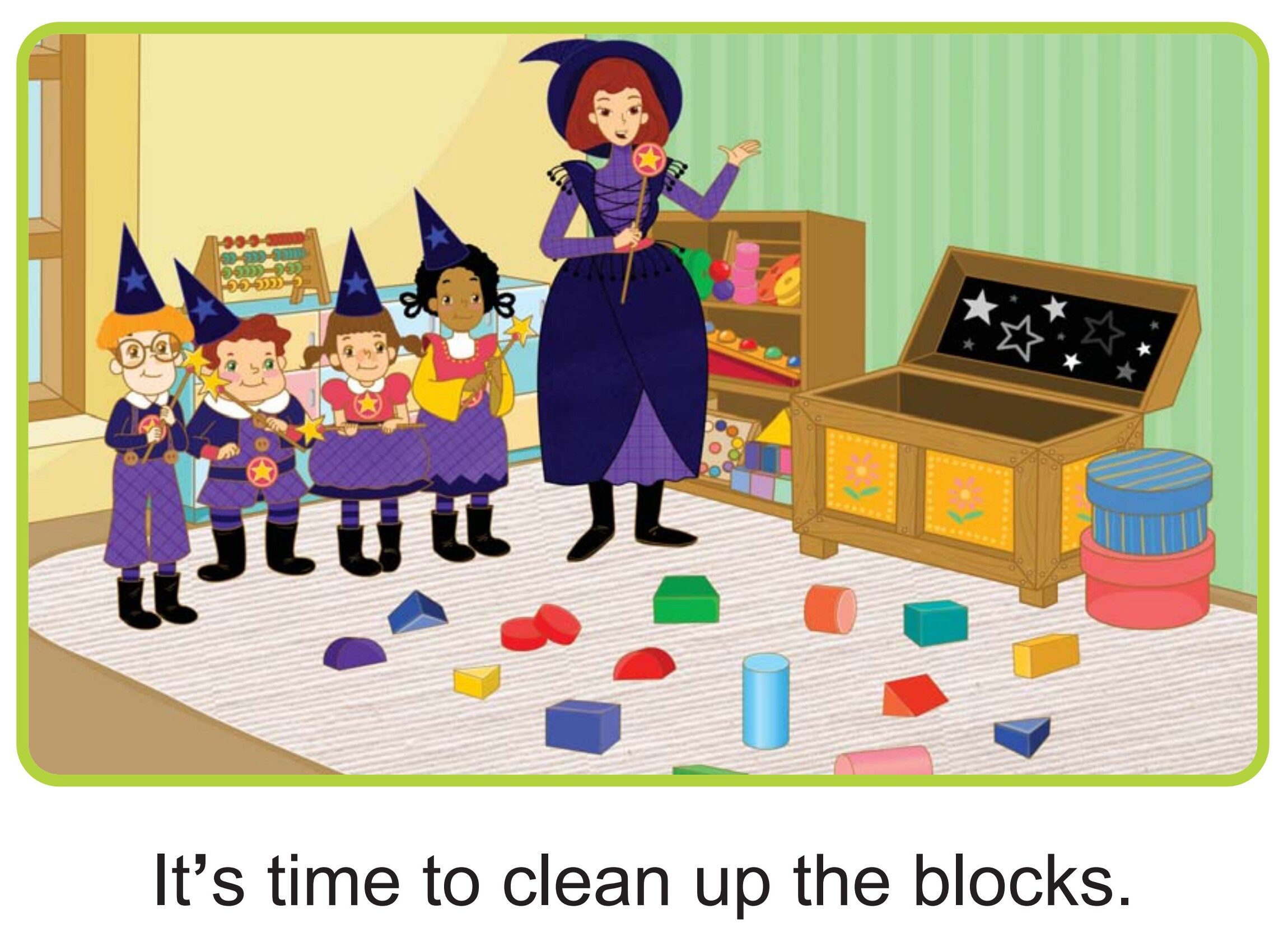 Time to Clean Up绘本故事第3页