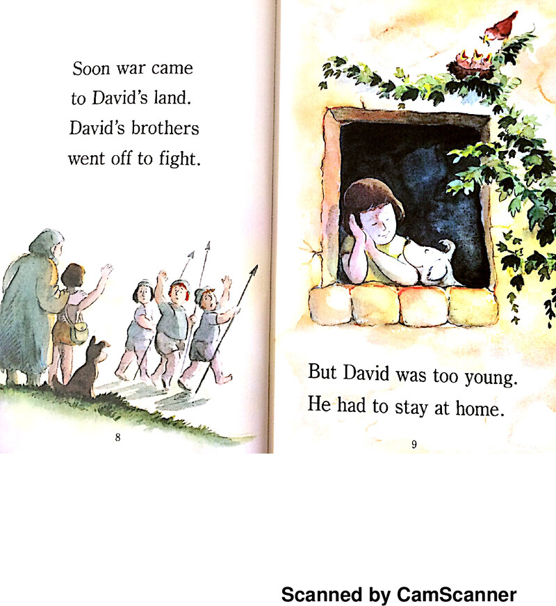 David and the Giant 绘本故事第5页