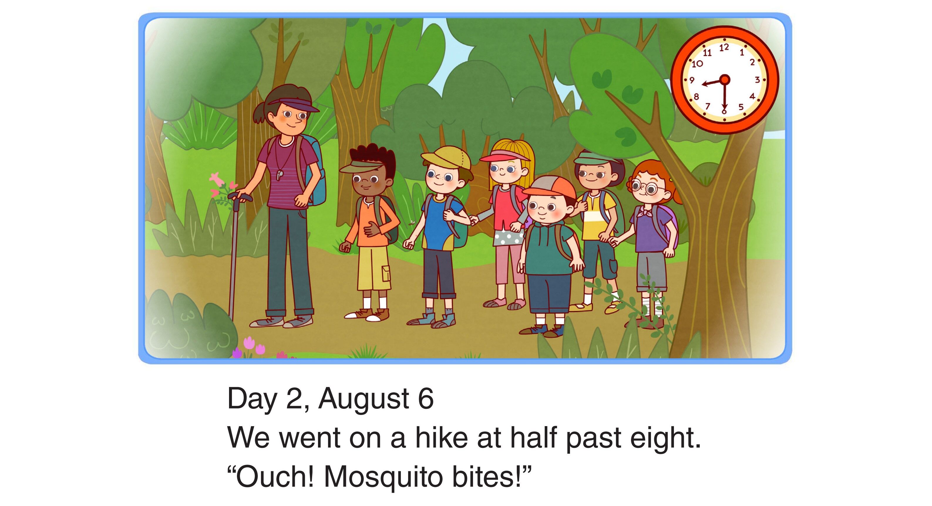 Summer Camp Diary绘本故事第3页