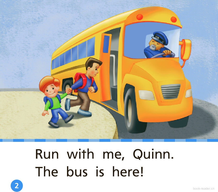 GK On U08W1 Run, Quinn!绘本故事第3页