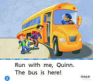 GK On U08W1 Run, Quinn!绘本故事第3页