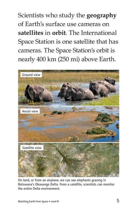Watching Earth From Space绘本故事第4页