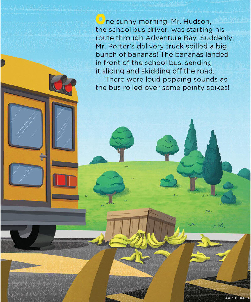 Save the School Bus!绘本故事第4页