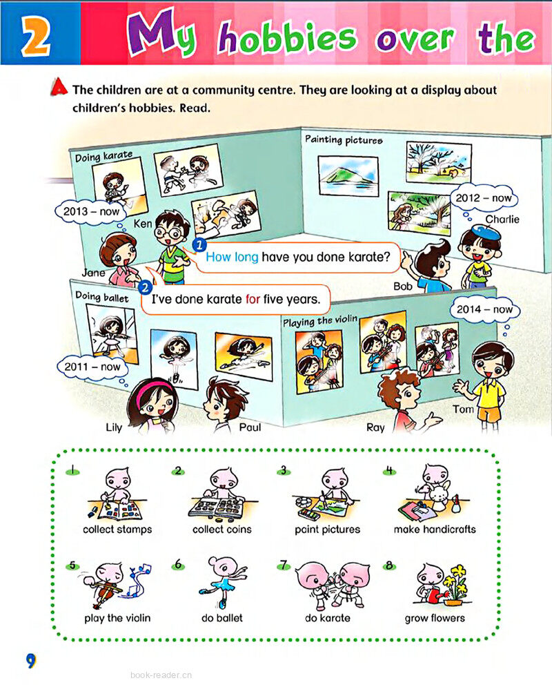 2 My hobbies over the years绘本故事第3页