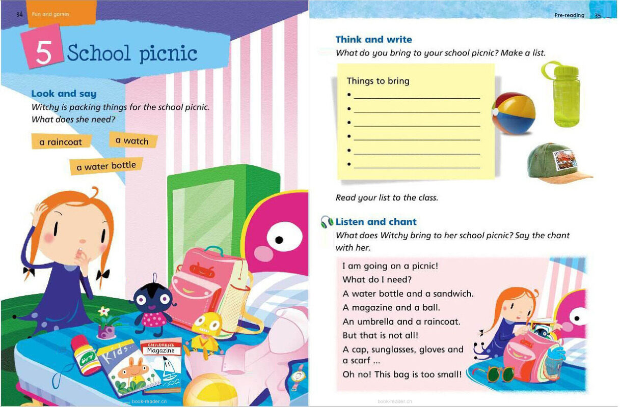 2A Unit 5 School picnic绘本故事第2页