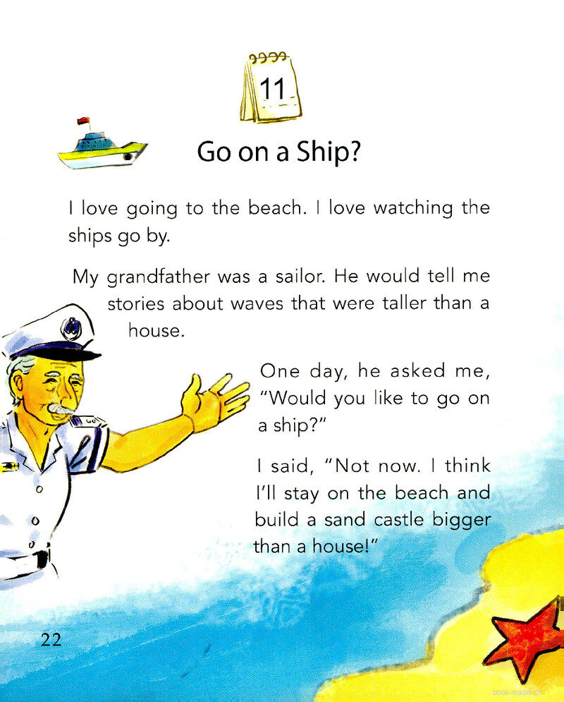 Go on a Ship?绘本故事第2页