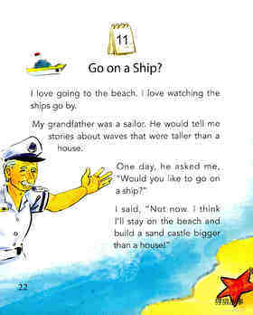 Go on a Ship?绘本故事第2页