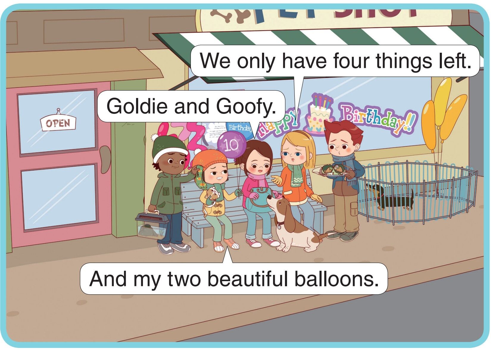 Bye, Bye, Balloons!绘本故事第2页