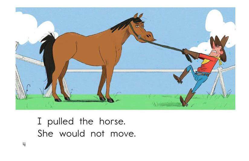 One Stubborn Horse绘本故事第4页