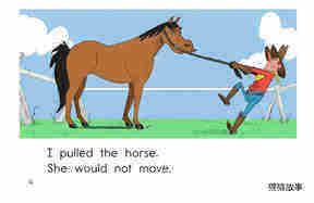 One Stubborn Horse绘本故事第4页