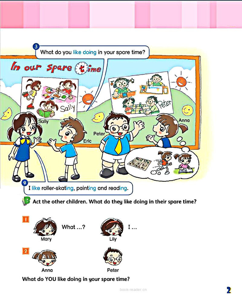 1 Knowing our friends绘本故事第4页