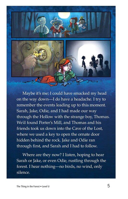 The Thing in the Forest绘本故事第5页