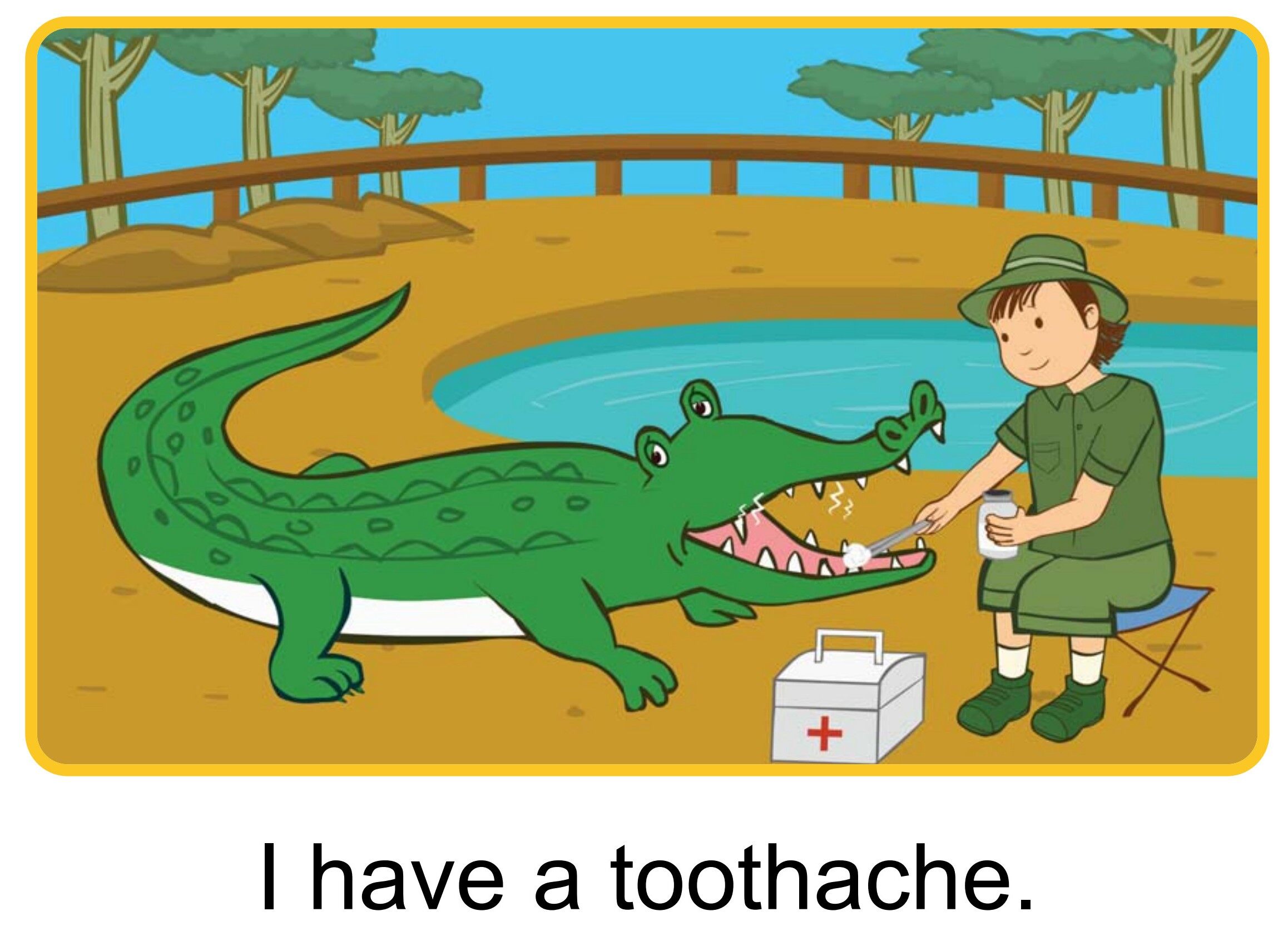 Ouch!绘本故事第4页